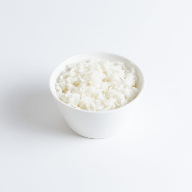 White Rice Tray.