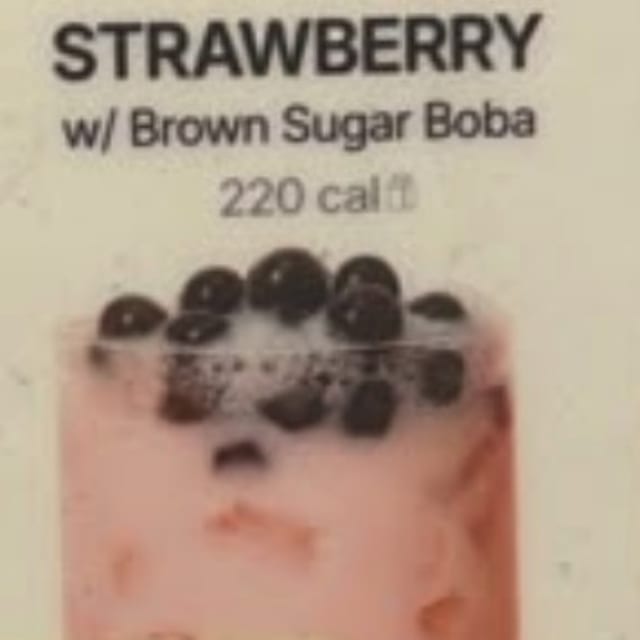 Strawberry Milk Tea.