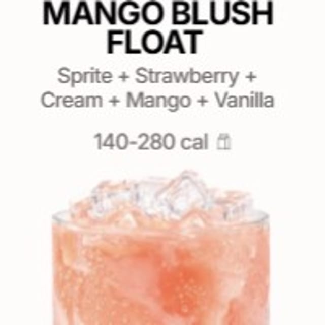 Mango Blush Float.