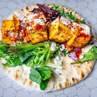 Cheese kabob wrap