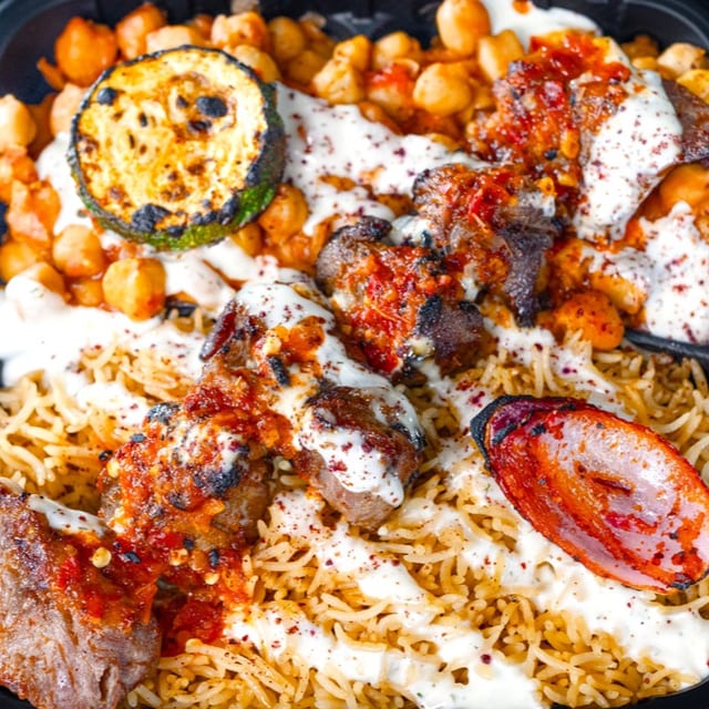 Ribeye kabob bowl.