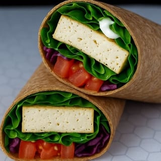 Tofu Kabob Wrap